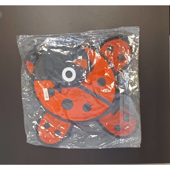 Wind Spinner NEW 3D LARGE Red & Black Petal with Stake Flower is 15 Inches Wide! - Picture 5 of 6